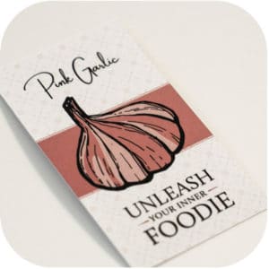 Pink Garlic Business Card