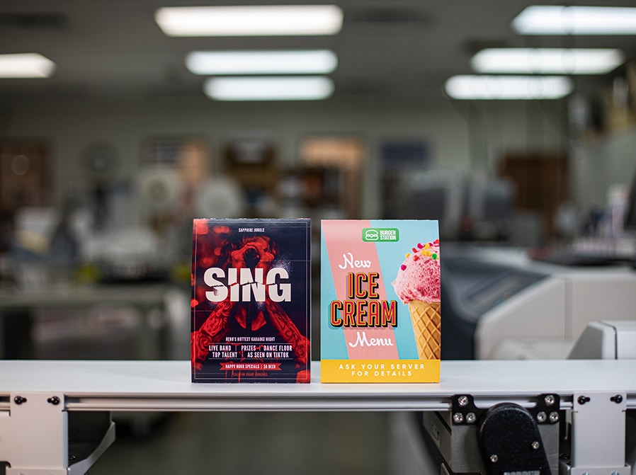 table tents