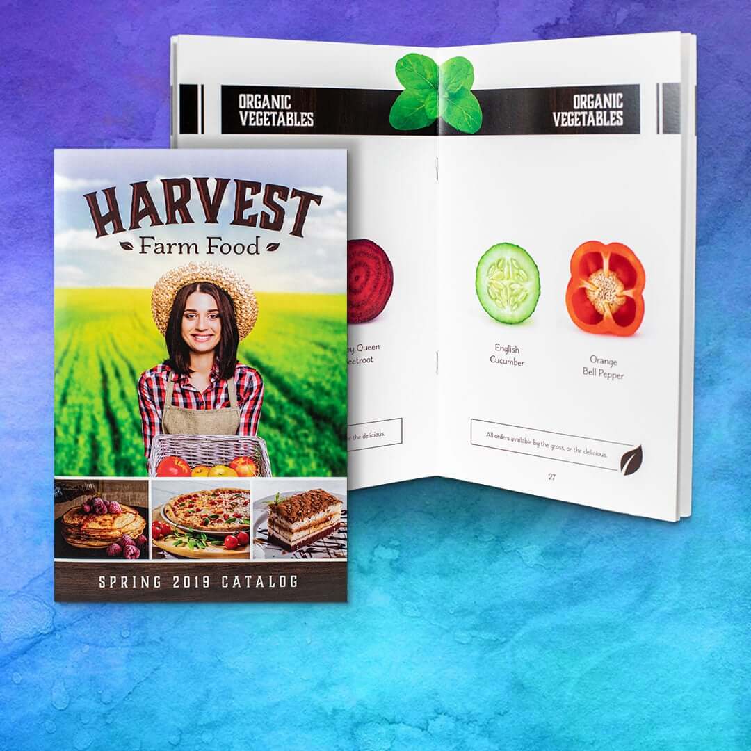 Catalogs-2 farm food perfect bound catalog