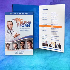 event program printing
