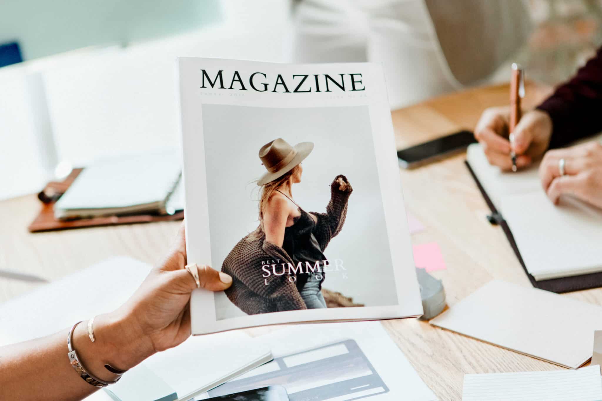 magazine options sizes