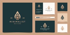 minimalistic designs trending business card designs