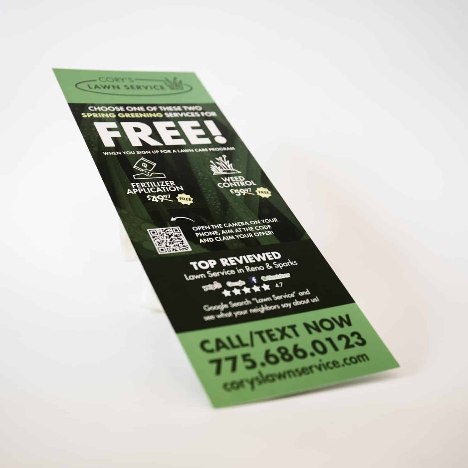 Rack Card Options